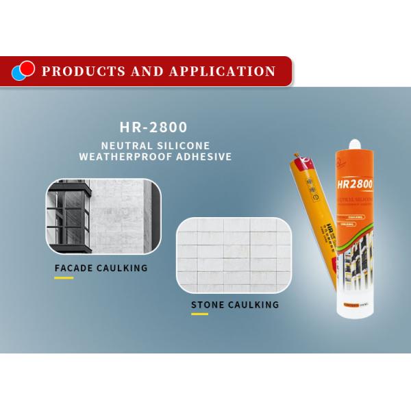 Structural Adhesive MH2800 Low Modulus Mildew Resistant Silicone Sealant for Kitchen Sink and Bath