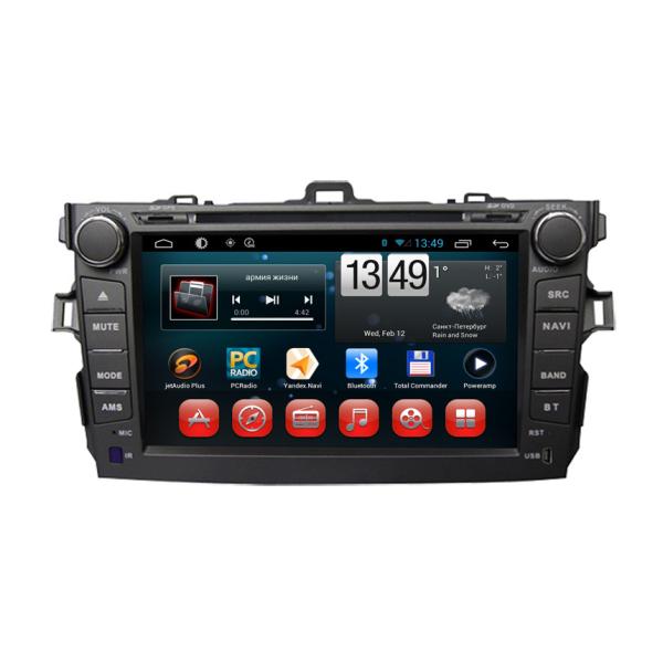 Toyota GPS Navigation Corolla Android Car DVD Player SWC TV Bluetooth Radio USB SD