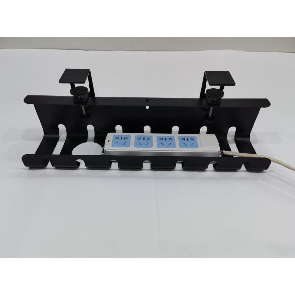 Домой Электрический проволочный организатор Поднос для управления стальной проволокой Металлический тип литой железной стойки