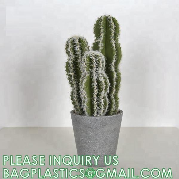 Pear Cactus Artificial Cactus Fake Big Cacti Pick Tall Faux Bunny Ear Plants for Home Garden Office Store Decor