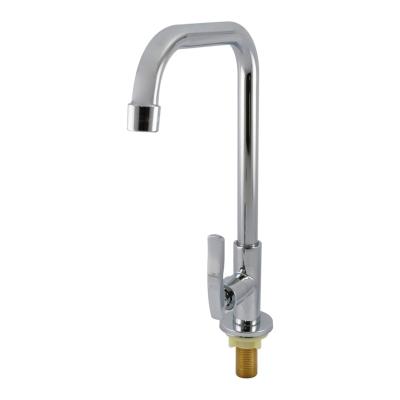 304 Stainless Steel Kitchen Faucet With Monochrome Brass Sprayer And Single Lever