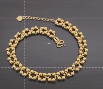 Precious gold bracelet different style jewelry .