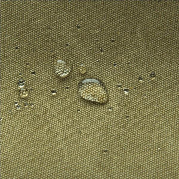 480 Gsm Green Terylene Waterproof Tent Fabric 0.75mm Thickness With Yarn Pattern