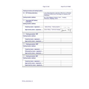 WENZHOU SANTUO ELECTRICAL CO.,LTD. Сертификации