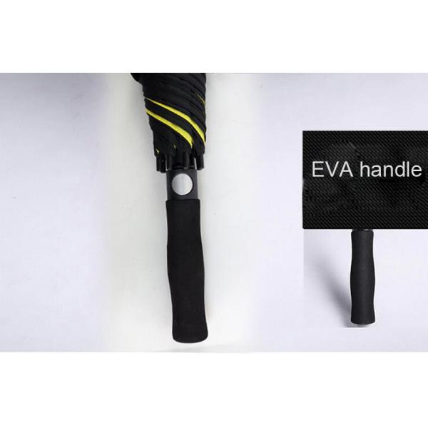 Personalized Customized Golf Umbrella Windproof Auto Open Extra Long Paraguas 190T Ponegee Fabric