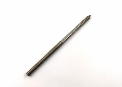 SUS316 A4 Stainless Steel Hanger Bolts With Metric Threads and Wood Threads