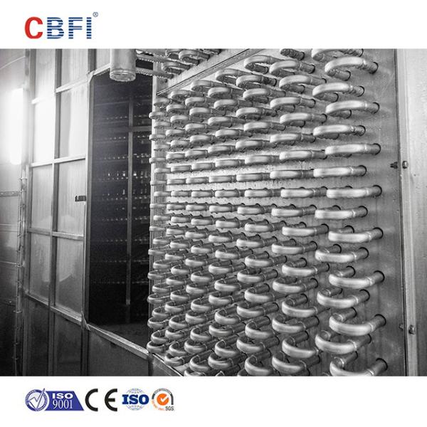 220 V 50 HZ 380 V 50 HZ Congelador de espiral dupla com diâmetro de gaiola de 1200 mm ~ 4550 mm para processamento de alimentos IQF