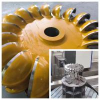 Turbine hydraulique de précision avec lame changeante Anti-corrosion en acier inoxydable ou en acier au carbone