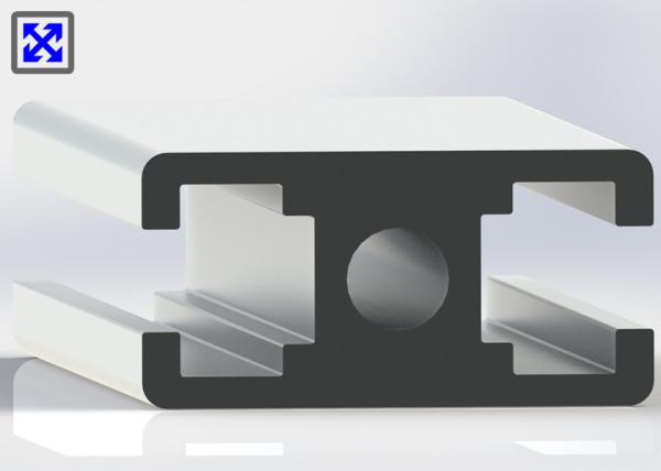 8.0mm Hole T Slot Aluminum Framing , Extruded Aluminum T Slot Plate 20 * 40 Anodized