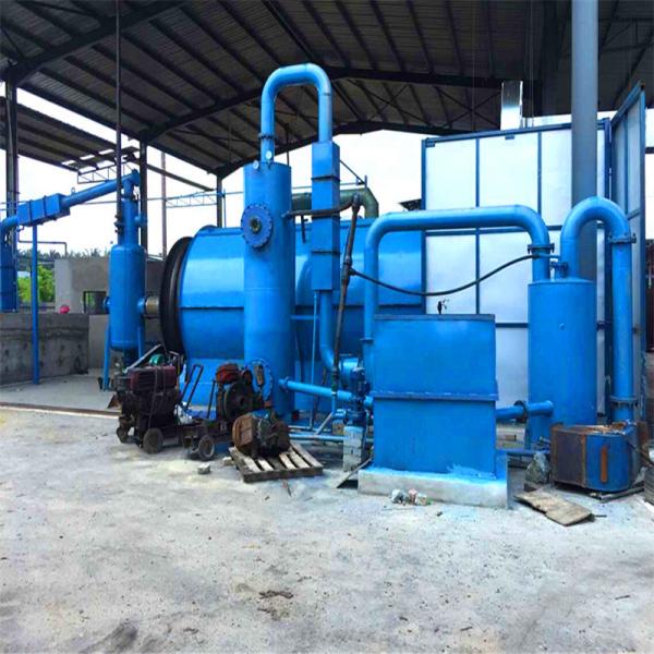 Turnkey Project Industrial Waste Scrap Waste Tire To Oil Pyrolysis Equipment