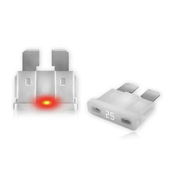 Glow When Blown LED Automotive Fuse Smart Auto Glow Fuse Blade Fuse Easy Identification 32V