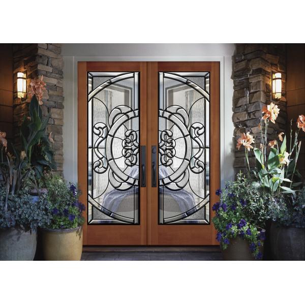 教会のための真鍮のニッケルの古さびの家の装飾的なパネル ガラスのステンド グラス