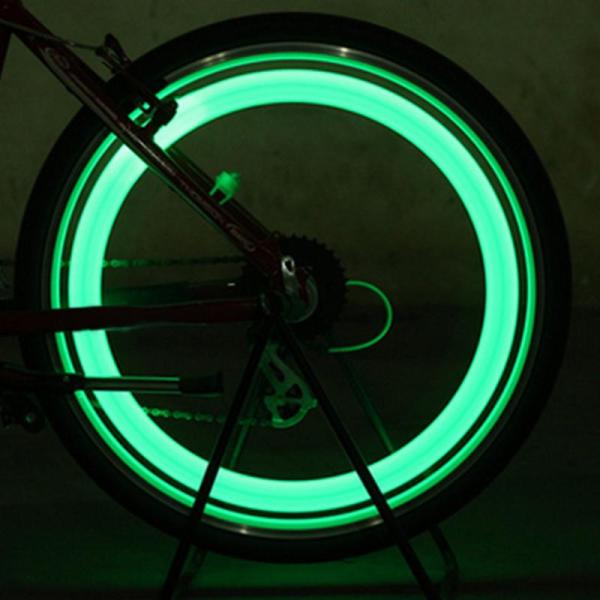 1 x Button Battery Powered JWA Silicone Bike Light Frame for Colorful and Fun Cycling