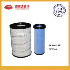 Filtro de ar melhorado da máquina escavadora de Hitachi EX200 6 da eficácia do