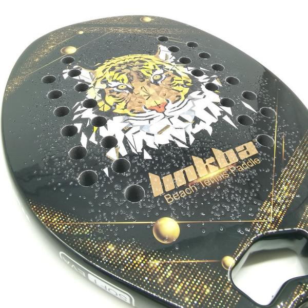 Beach Tennis Racket Carbon Fiber and Firberglass Soft Face Padel Tennis Racquet