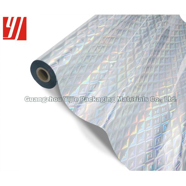 Paquete prismático de plata rollo de la hoja del laser de la base de 1 pulgada