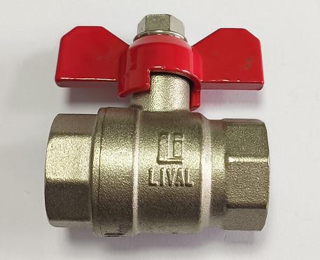 Dn15 Forged Brass Ball Valve T Handle Chrome Plated