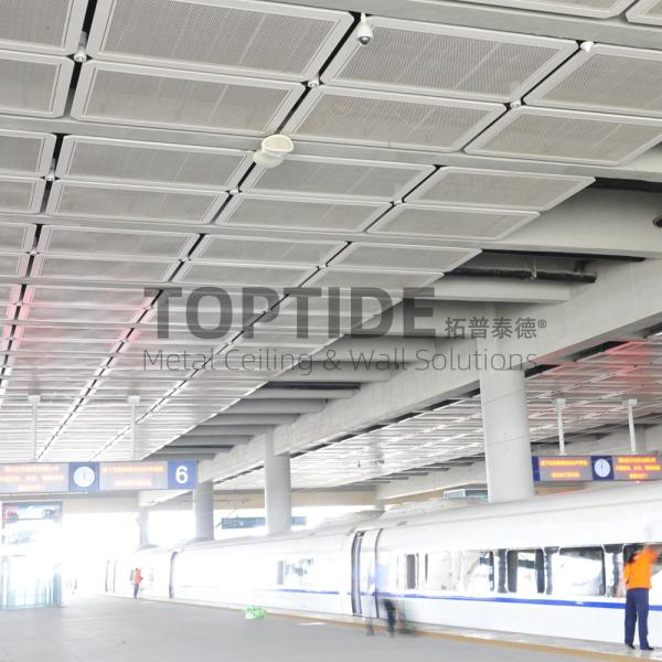 Hot Dipped Galvanzied Steel Grating Ceiling Interior Wire Mesh For Ceiling
