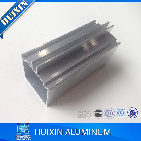 Over 20 Years Lifespan Anodized Silver Aluminum Curtain Wall Profiles