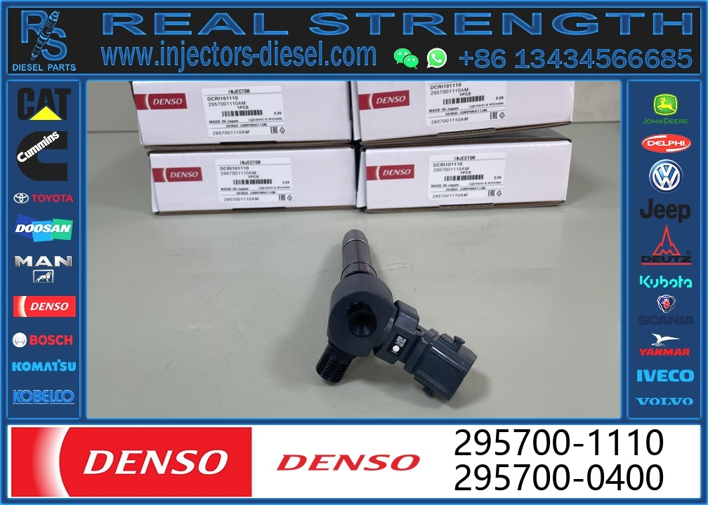 295700-1110 2957001110 Common Rail Diesel Fuel Injector 23670-0E070 236700E070 for 2GD-FTV 2GD 2.4L Engine