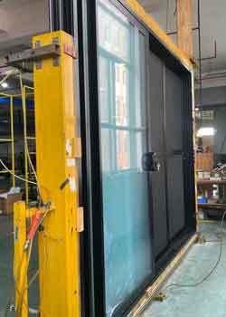 Australian Standard 150 Series Heavy-Duty Aluminum Sliding Door with 6063-T5 Alloy and Double-Glazed Tempered Glass