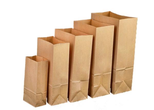 Food Grade Multiwall Kraft Paper Bags Recyclable Eco Friendly Biodegradable GMP Standard