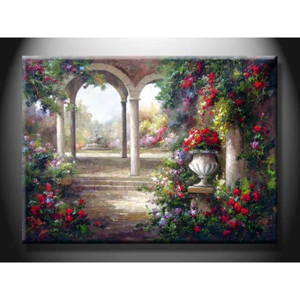 DZH1232 Custom Cheap Indoor  Paint Scenery Oil Painting for Apartment / Hoese