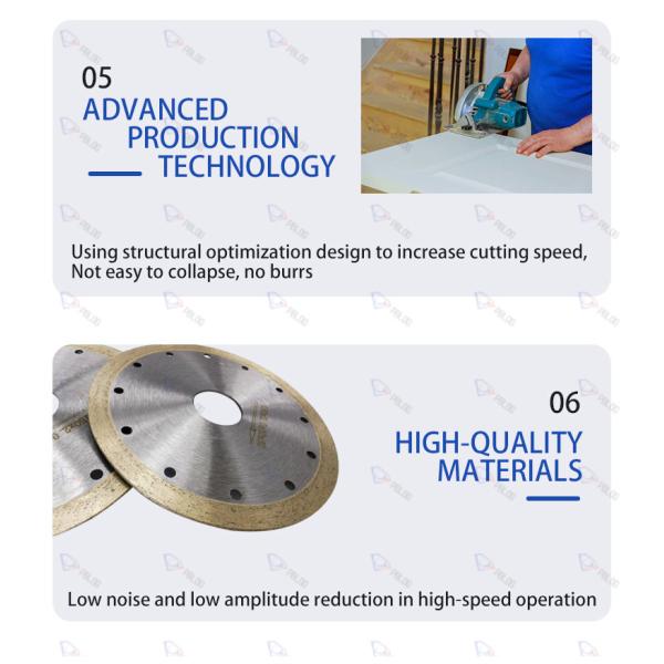 Round 150mm Diamond Saw Blade For Glass / Ceramics And Stone