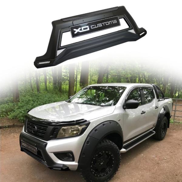 ABS Nissan Navara Np300 Parts Xo Front Bumper Nudge Bar With Drls