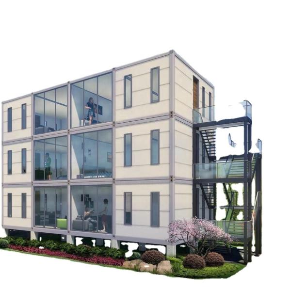 Zontop  Luxury Modern Steel Portable China Fully Furnished Double Storey Storage Container Home