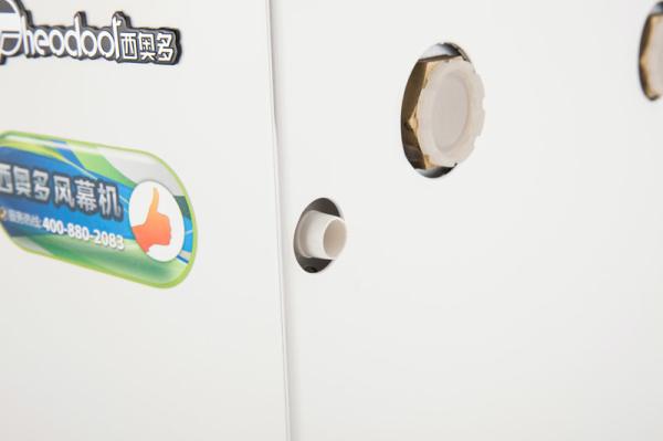 Rendement élevé rideau eau-air chaud en 36 pouces barrière pneumatique thermique de porte de source d'eau