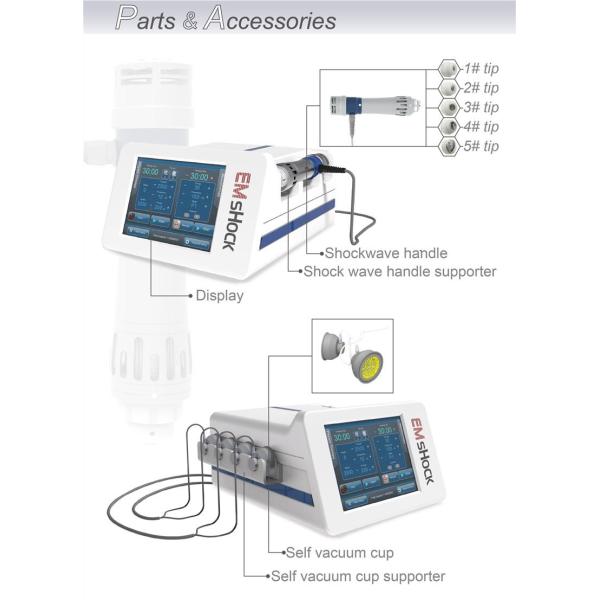EMS Shockwave Therapy  5MJ Pain Treatment Machine
