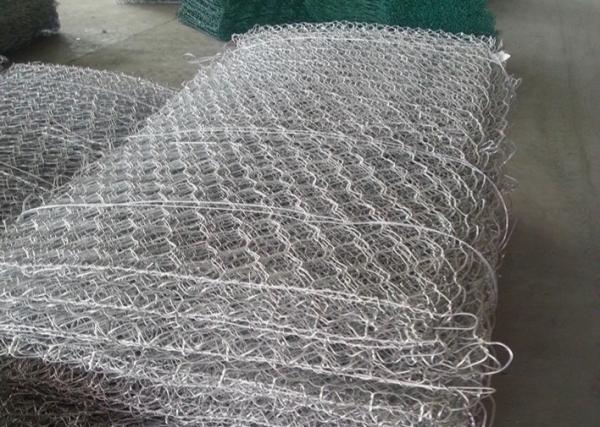 Double Twist Gabion Mesh Machine 5000mm Wire Netting 5.0mm PVC Wire