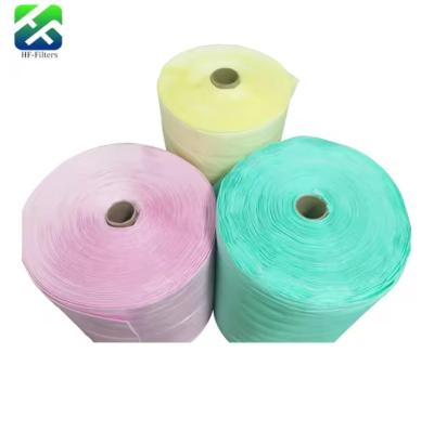 Customizable Non Woven Synthetic Filter Media Pocket Bag Filter Media EN779 Standard