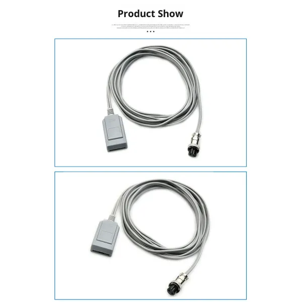 Two-Hole Medical Electrosurgical Negative Electrode Plate Connection Cable Alcohol Disinfection 3M Model KK5-1029 Medical