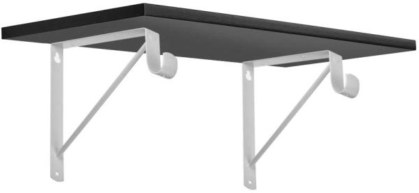 15 * 9 polegadas parede montada Prateleira Brackets Roupas Pendurador Pólo Armário Rod Support Bracket