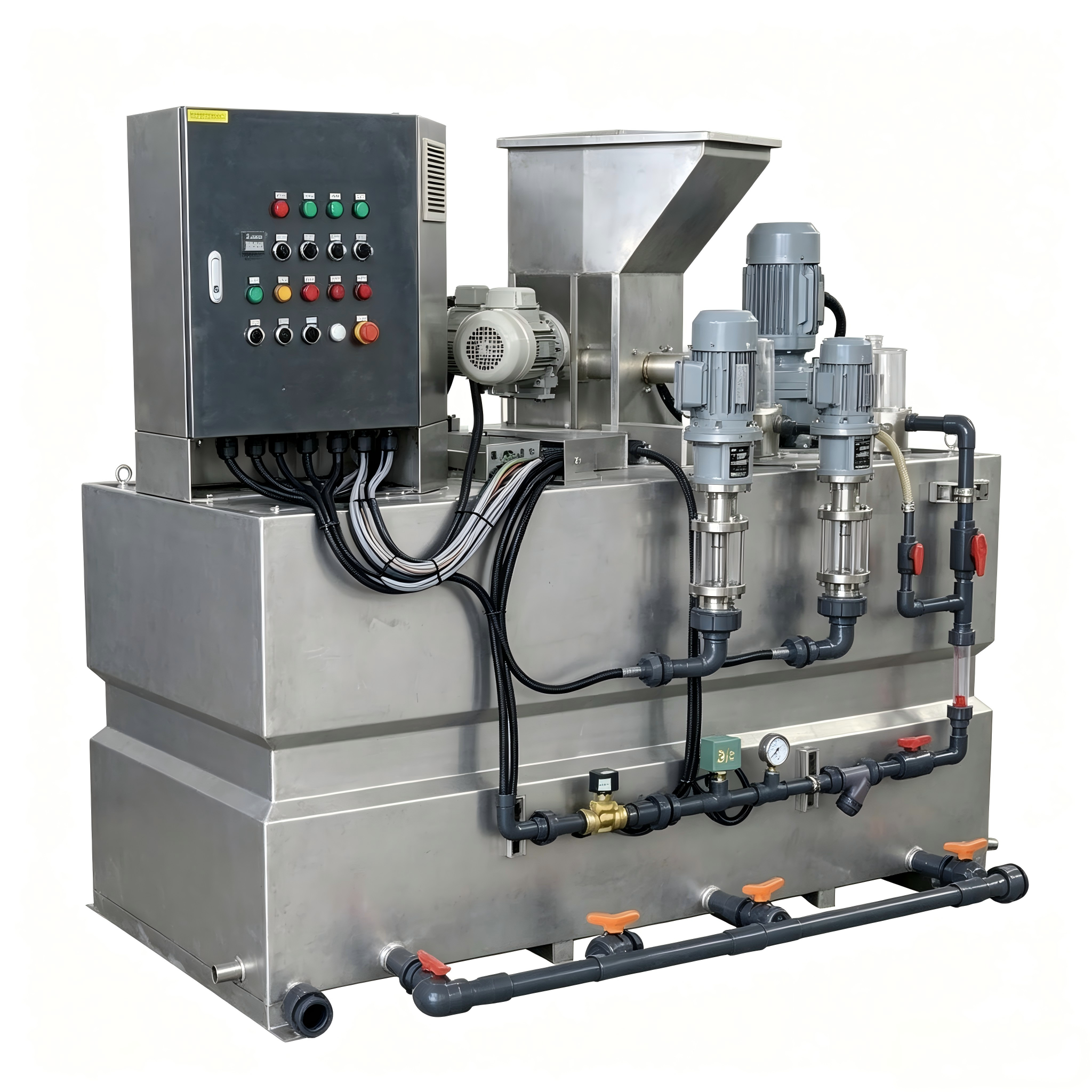 High-Capacity Stainless Steel Polymer Dosing Machine for Mining Sludge Dewatering