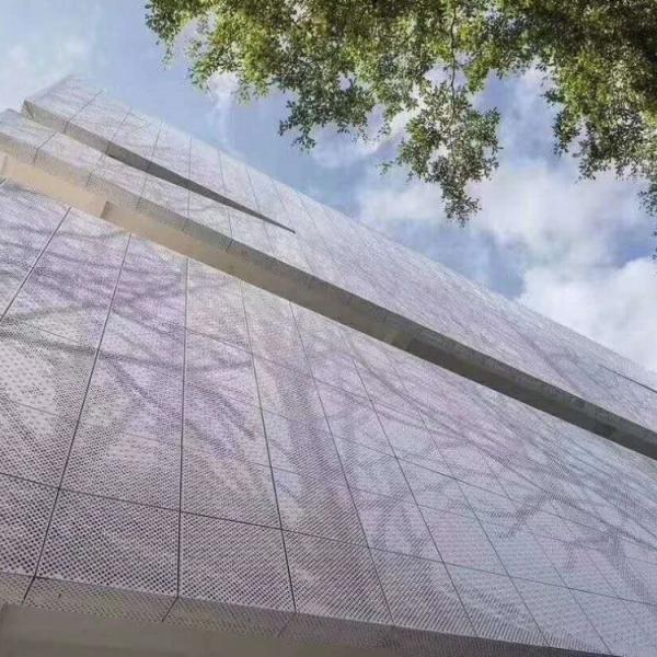 Customizable Rustproof Aluminium Corrugated Curtain Wall For Building Decoration