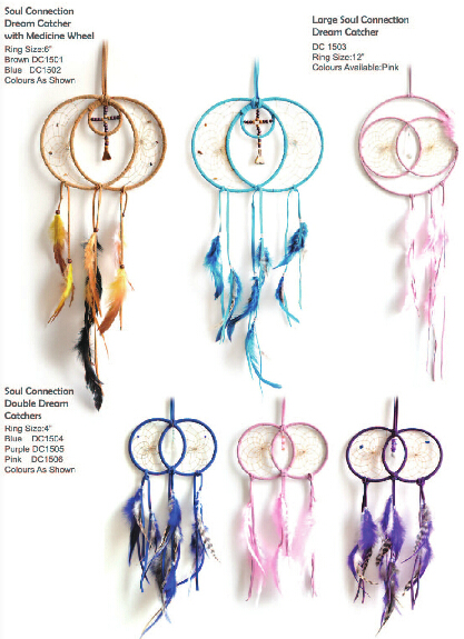 Circular Purple Handmade Dream Catcher Net With Feathers Wall Hanging Decoration Decor Craft Gift Wind Chimes for Home