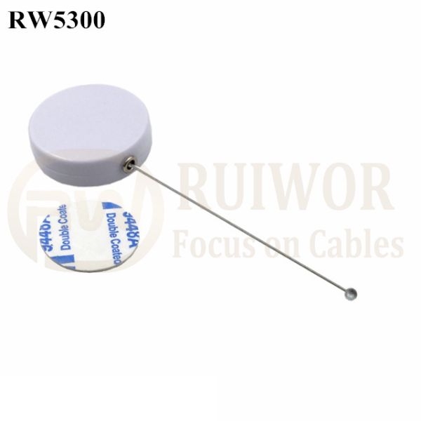 RW5300 Round Security Display Tether Work With Connectors Apply In Different Products Positioning Display