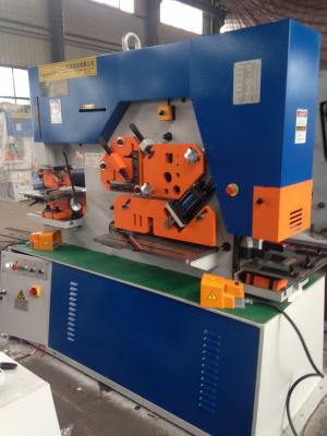 CE Approved Q35Y Hydraulic Iron Worker Machine To Section Bar Punching