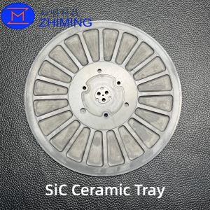 Silicon Carbide Ceramic Tray for Semiconductor Wafer Processing