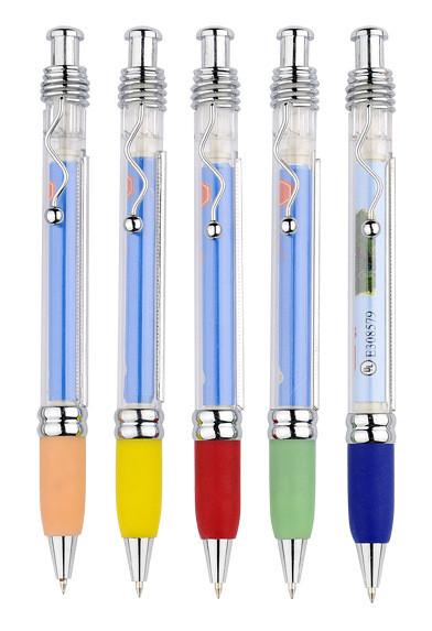 banner plastic pen, advertising banner pen, pull out pen with printing