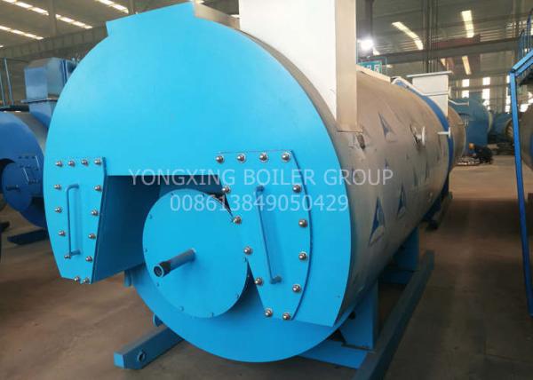 4T Heating Output Hotel Fire Tube Hot Water Boiler / High Efficiency Hot Water Boiler