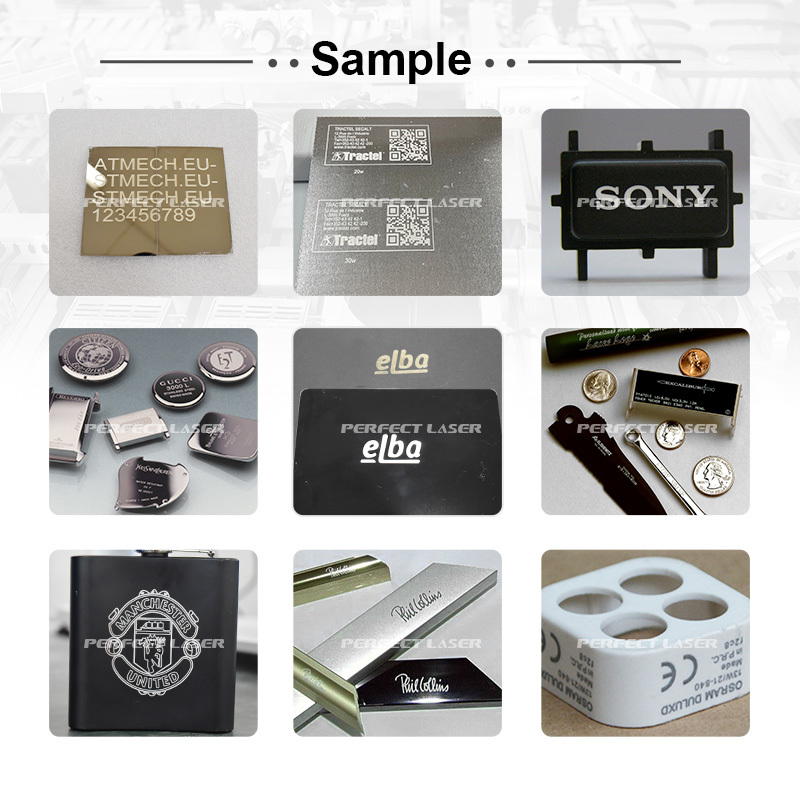 Perfect Laser 20W 30W 50W Fiber Laser Marking Machine High Speed Metal Laser Engraver for Stainless Steel Aluminum Serial Number Barcode Logo Marking
