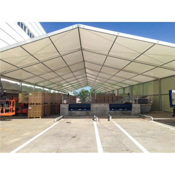 Fire Resistant PVC Tarpaulins Temporary Garage Tent , Temporary Tent Structure Commercial Industrial