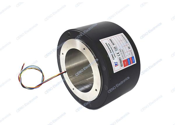 IP65 Diameter 127mm Signal Slip Ring With Hollow Shaft For Industry