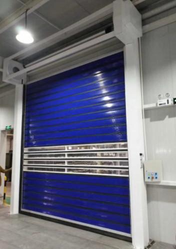 Porte de sécurité en spirale de vitesse Fabrique de coffre-fort Direct en gros entrepôt automatique Porte rapide Porte à volets rapides
