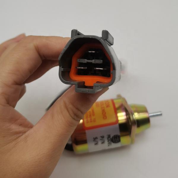 Excavator Parts 1503ES-12S5SUC12S Engine Shutoff Solenoid 12V Flameout Solenoid 119233-77932 for Guaranteed Satisfaction