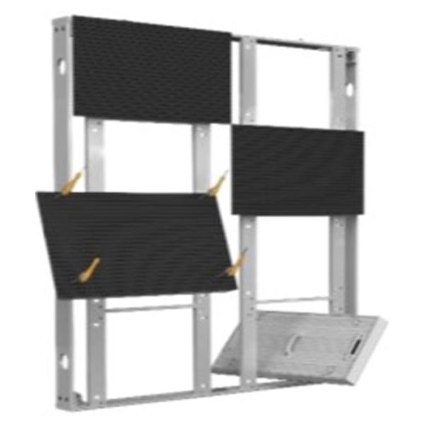 P3.9 Pantalla LED fija al aire libre 29 kg/sqm peso 6000nits Servicio frontal IP65